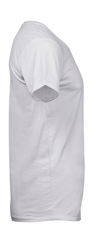 Tee Jays Men`s Stretch V-Tee, White, 2XL bedrucken, Art.-Nr. 183540007