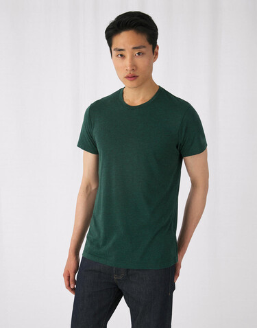 B &amp; C Triblend/men T-Shirt, Heather Dark Grey, L bedrucken, Art.-Nr. 186421105