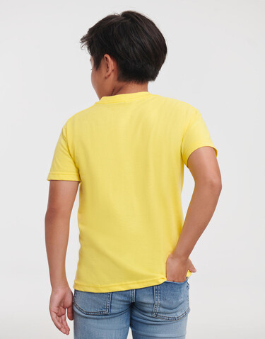 Russell Europe Kid`s Classic T-Shirt, Yellow, M (116/5-6) bedrucken, Art.-Nr. 188006004