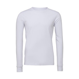 Bella Unisex Jersey Long Sleeve Tee, White, XS bedrucken, Art.-Nr. 191060002