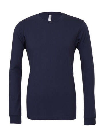 Bella Unisex Jersey Long Sleeve Tee, Navy, 2XL bedrucken, Art.-Nr. 191062007