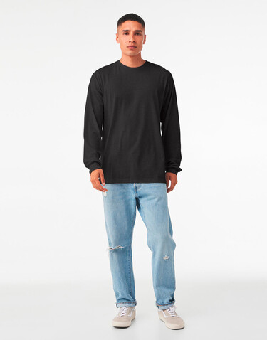 Bella Unisex Jersey Long Sleeve Tee, Navy, 2XL bedrucken, Art.-Nr. 191062007
