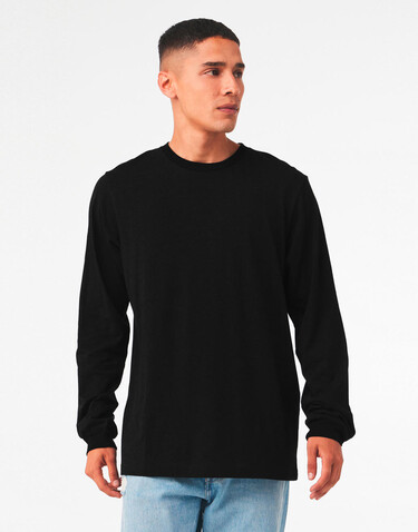 Bella Unisex Jersey Long Sleeve Tee, Black, 2XL bedrucken, Art.-Nr. 191061017