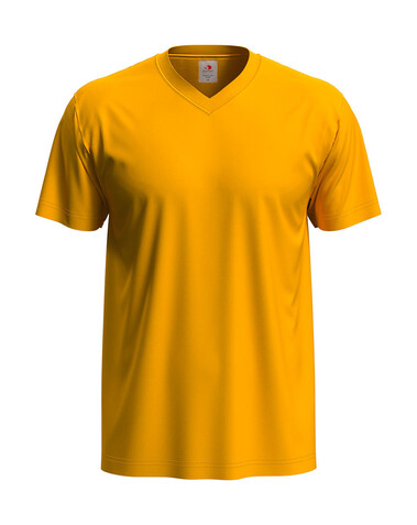 Stedman Classic-T V-Neck, Sunflower Yellow, XL bedrucken, Art.-Nr. 194056016