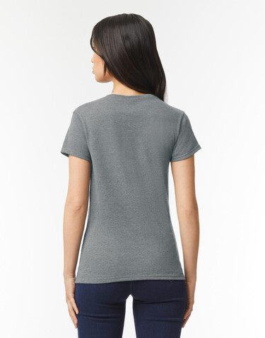 Gildan Heavy Cotton Women`s T-Shirt, Graphite Heather, L bedrucken, Art.-Nr. 194091315