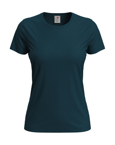 Stedman Classic-T Fitted Women, Marina Blue, M bedrucken, Art.-Nr. 196052074