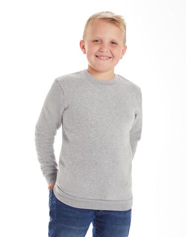 Humbugz Kids Essential Sweatshirt, Natural, 2/3 bedrucken, Art.-Nr. 200490082