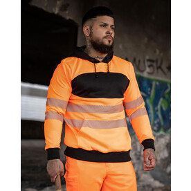 Korntex EOS - Hi-Vis Hoody, Orange/Black, S bedrucken, Art.-Nr. 202134601