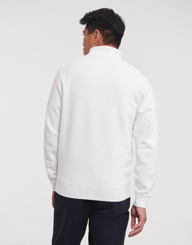 Russell Europe Authentic 1/4 Zip Sweat, White, 2XL bedrucken, Art.-Nr. 211000007