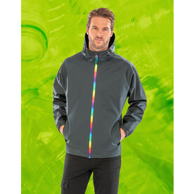 Result Prism PU Waterproof Jacket with Recycled Backing, Black Olive, XS bedrucken, Art.-Nr. 211331090