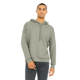 Bella Unisex Sponge Fleece Pullover DTM Hoodie, Heather Stone, XS bedrucken, Art.-Nr. 212060092