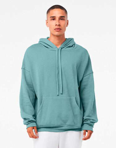 Bella Unisex Sponge Fleece Pullover DTM Hoodie, Heather Blue Lagoon, XL bedrucken, Art.-Nr. 212063186