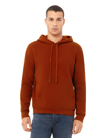Bella Unisex Sponge Fleece Pullover DTM Hoodie, Brick, S bedrucken, Art.-Nr. 212064073