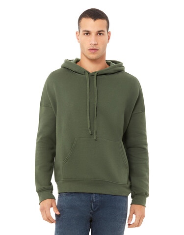 Bella Unisex Sponge Fleece Pullover DTM Hoodie, Military Green, L bedrucken, Art.-Nr. 212065195