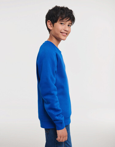 Russell Europe Kids` Authentic Raglan Sweat, Burgundy, M (116/5-6) bedrucken, Art.-Nr. 214004484