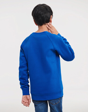 Russell Europe Kids` Authentic Raglan Sweat, Burgundy, M (116/5-6) bedrucken, Art.-Nr. 214004484