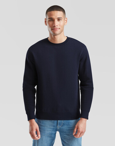 Fruit of the Loom Premium Set In Sweat, Deep Navy, 2XL bedrucken, Art.-Nr. 215012027