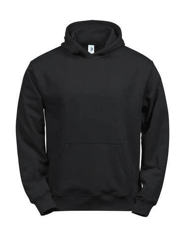 Tee Jays Junior Power Hoodie, Black, 12/14 (150-160) bedrucken, Art.-Nr. 216541015