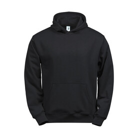 Tee Jays Junior Power Hoodie, Black, 4/6 (110-120cm) bedrucken, Art.-Nr. 216541013