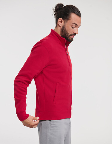 Russell Europe Men`s Authentic Sweat Jacket, Light Oxford, L bedrucken, Art.-Nr. 220007195