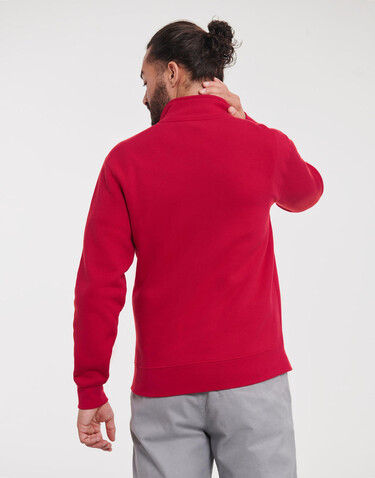 Russell Europe Men`s Authentic Sweat Jacket, Light Oxford, L bedrucken, Art.-Nr. 220007195