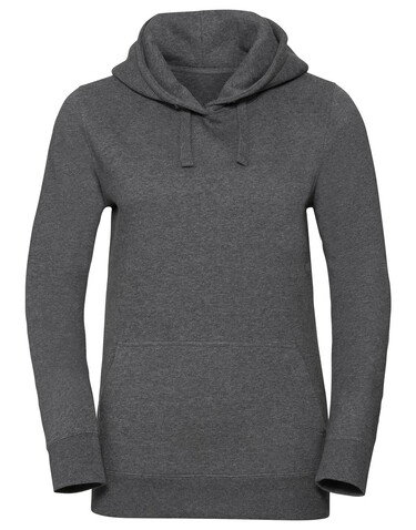 Russell Europe Men`s Authentic Melange Hooded Sweat, Carbon Melange, XS bedrucken, Art.-Nr. 229001022