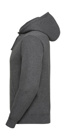 Russell Europe Men`s Authentic Melange Hooded Sweat, Carbon Melange, XS bedrucken, Art.-Nr. 229001022