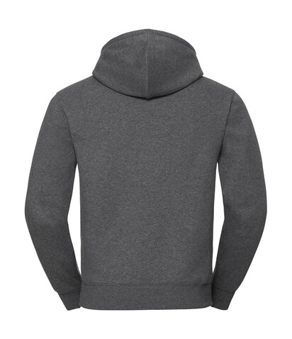 Russell Europe Men`s Authentic Melange Hooded Sweat, Carbon Melange, XS bedrucken, Art.-Nr. 229001022