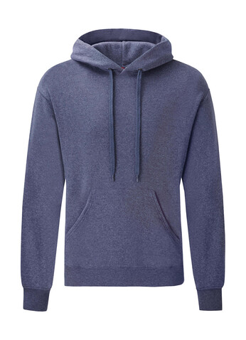 Fruit of the Loom Classic Hooded Sweat, Heather Navy, XL bedrucken, Art.-Nr. 276012046