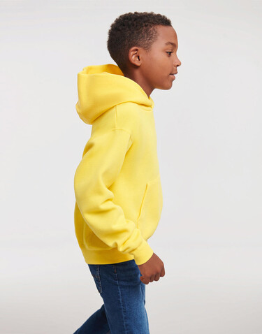 Russell Europe Kids` Hooded Sweat, Light Oxford, M (116/5-6) bedrucken, Art.-Nr. 278007194