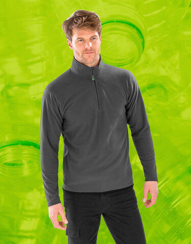 Result Recycled Microfleece Top, Black, XL bedrucken, Art.-Nr. 280331016