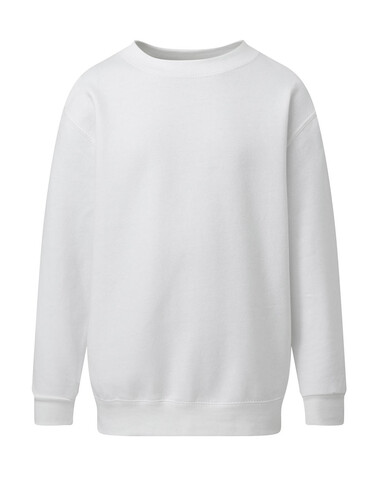 SG Crew Neck Sweatshirt Kids, Snowwhite, 104 (3-4/S) bedrucken, Art.-Nr. 286520013