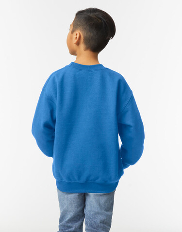 Gildan Heavy Blend Youth Crewneck Sweat, White, L (164) bedrucken, Art.-Nr. 288090005