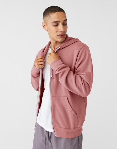 Bella Unisex Poly-Cotton Full Zip Hoodie, Gold, XS bedrucken, Art.-Nr. 293066432