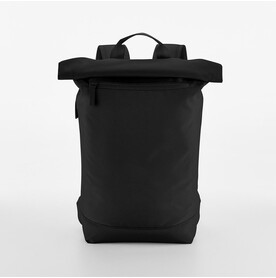 Bag Base Simplicity Roll-Top Backpack Lite, Black, One Size bedrucken, Art.-Nr. 302291010