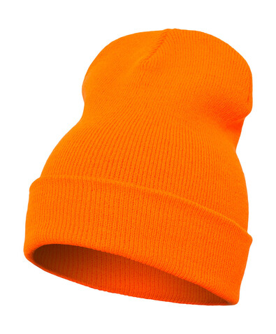 Flexfit Heavyweight Long Beanie, Blaze Orange, One Size bedrucken, Art.-Nr. 320684120