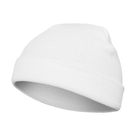 Flexfit Knit Beanie, White, One Size bedrucken, Art.-Nr. 341680000