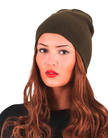 Flexfit Knit Beanie, Navy, One Size bedrucken, Art.-Nr. 341682000