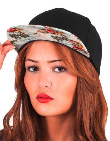 Flexfit Floral Snapback, Mint, One Size bedrucken, Art.-Nr. 342685140