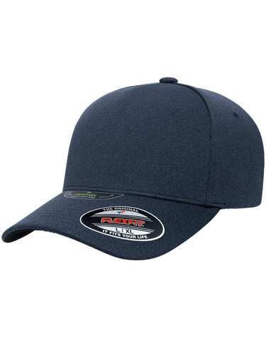 Flexfit Unipanel Melange Cap, Melange Dark Grey, S/M bedrucken, Art.-Nr. 346681331