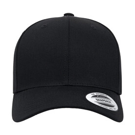 Flexfit Retro Cotton Blend Snapback, Black, One Size bedrucken, Art.-Nr. 347681010
