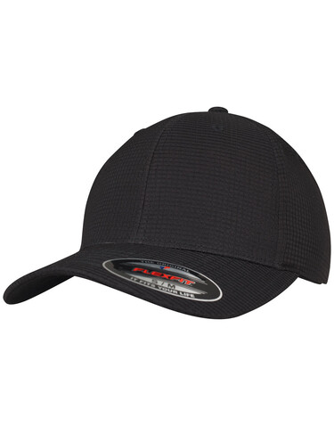 Flexfit Flexfit Hydro-Grid Stretch Cap, Black, S/M bedrucken, Art.-Nr. 354681011