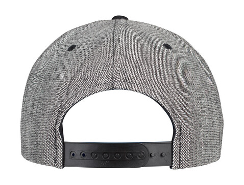 Flexfit Melange Solid Snapback, Black Melange/Black, One Size bedrucken, Art.-Nr. 355681750