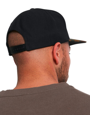 Flexfit Classic Snapback 2-Tone Camo, Black/Green Camo, One Size bedrucken, Art.-Nr. 356681760