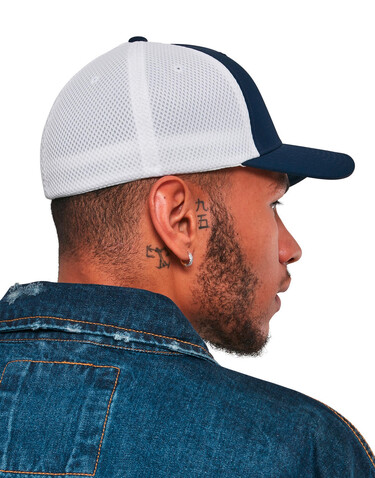 Flexfit Flexfit Ultrafibre/Airmesh 2-Tone, Navy/White, L/XL bedrucken, Art.-Nr. 368682542