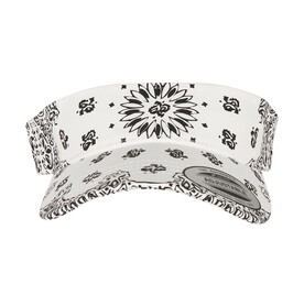 Flexfit Visor Bandana Print, White, One Size bedrucken, Art.-Nr. 370680000