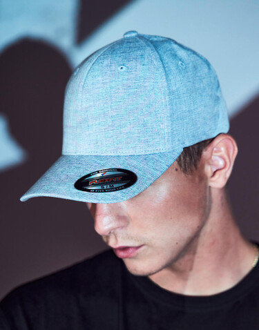 Flexfit Flexfit Heatherlight Cap, Melange Dark Grey, L/XL bedrucken, Art.-Nr. 372681332
