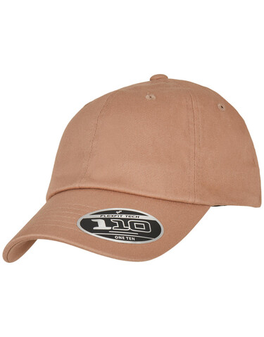 Flexfit Eco Washing 110 Unstructered Alpha Cap, Khaki, One Size bedrucken, Art.-Nr. 378687310