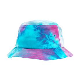 Flexfit Festival Print Bucket Hat, Purple Turquoise, One Size bedrucken, Art.-Nr. 396683480