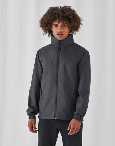 B &amp; C ID.601 Midseason Windbreaker, Navy, L bedrucken, Art.-Nr. 405422005